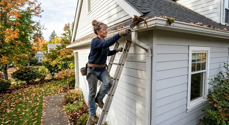 Seamless Metal Gutters Installation
