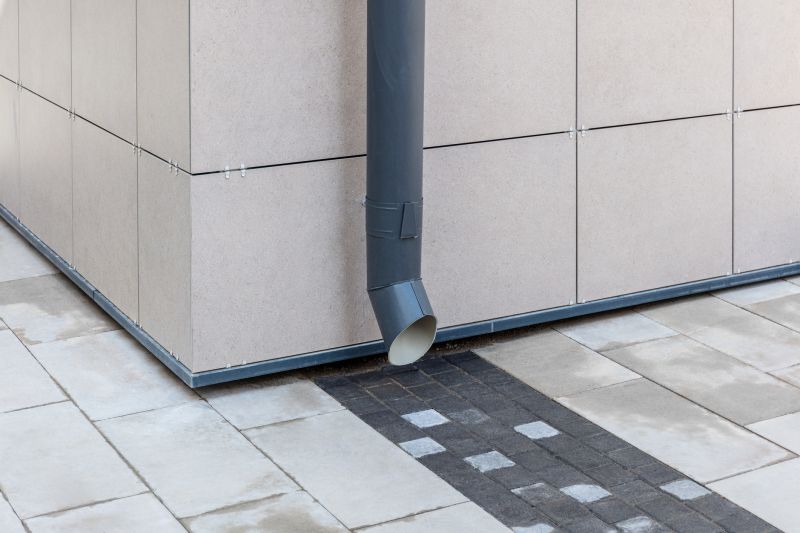 Close-up of Metal Downspout