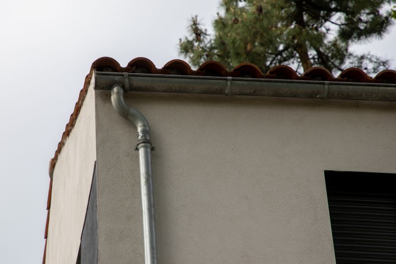 Metal Downspout Installation